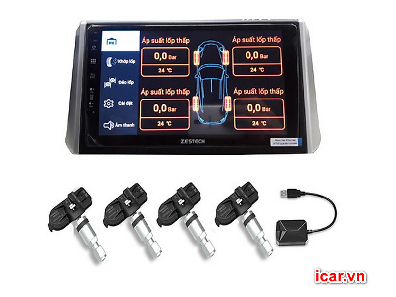 Ưu điểm của Thiết bị cảm biến áp suất lốp tích hợp màn hình Android
