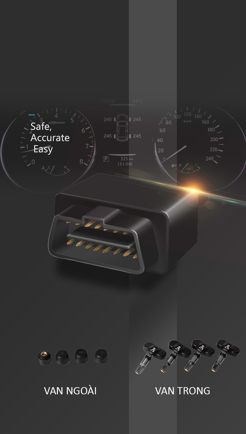 CẢM BIẾN ÁP SUẤT LỐP TPMS